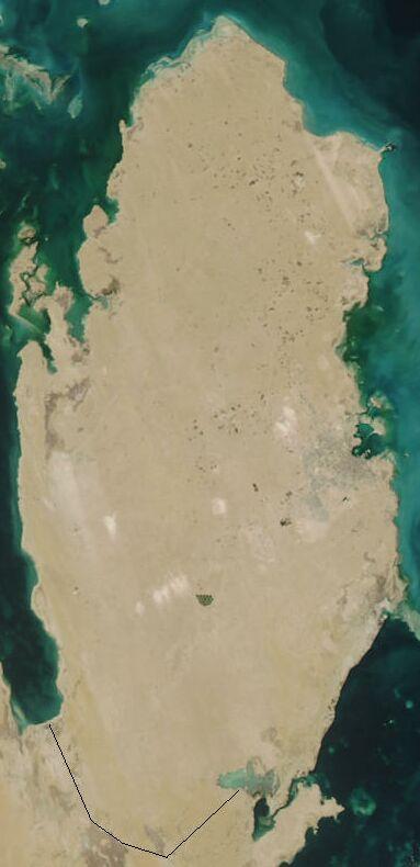Qatar Satellite photo