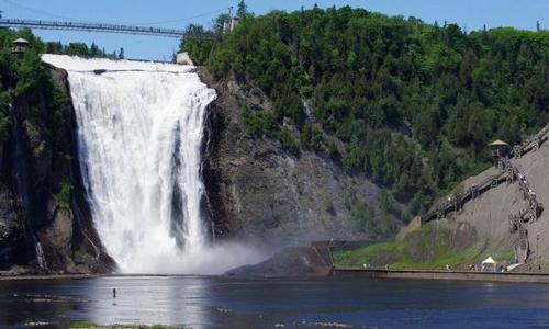 Chute Montmorency, waterfall in Quebec