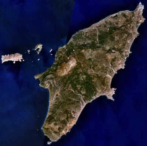 Rhodos Satellietfoto