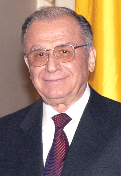 Iliescu in 2004, Romania