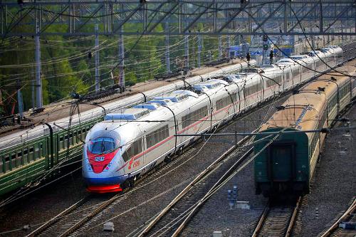 Russian high-speed train