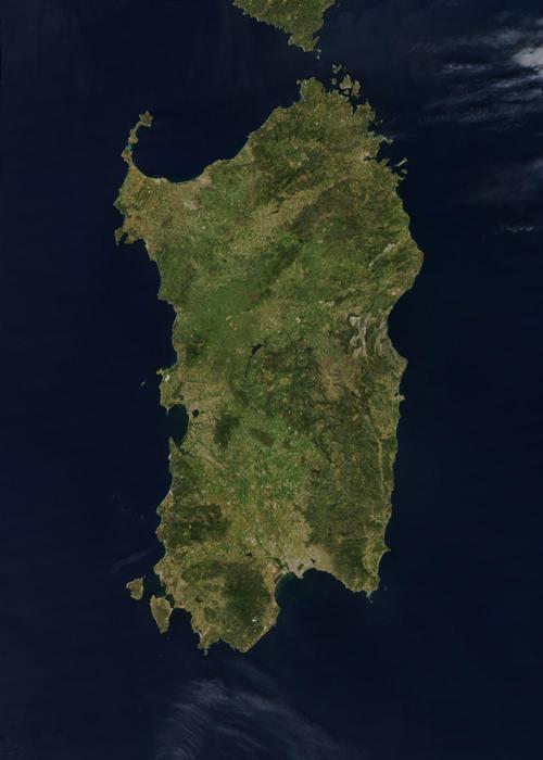 Sardinia Satellite Photo