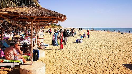 Beach at Saly-Portudal in Senegal