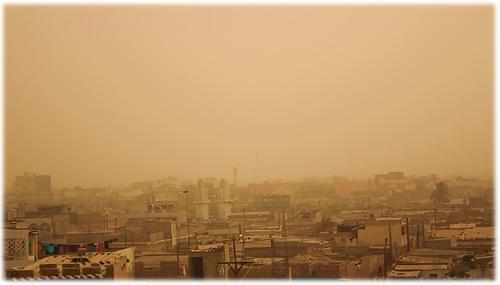 Harmattan on Dakar, Senegal