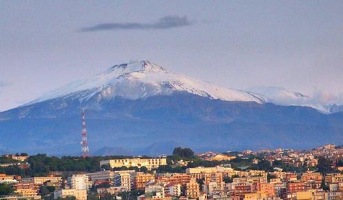 Etna, Europe's largest active volcano and Sicily's highest point