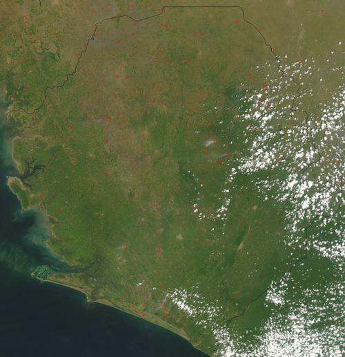 Sierra Leone Satellite Photo