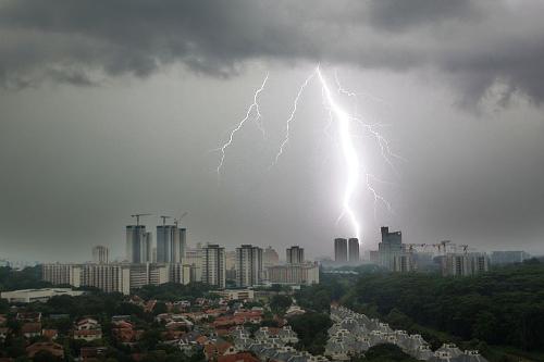 Singapore lightning