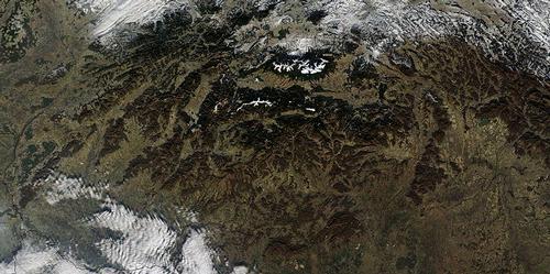Slovakia Satellite Photo
