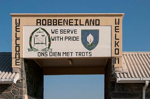 Entrance Robben Island, South Africa