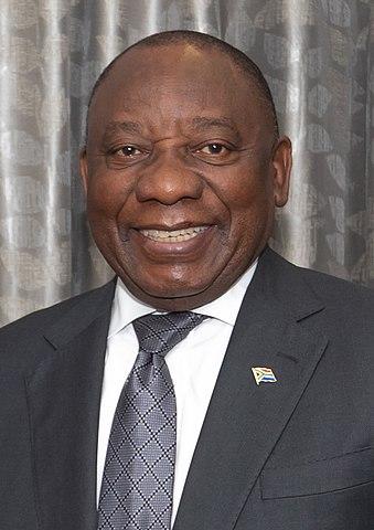 Cyril Ramaphosa, president of South Africa