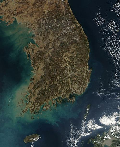 South-Korea Satellite Photo