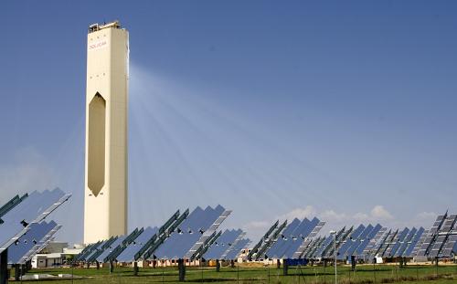 Solar thermal power plant in Spain