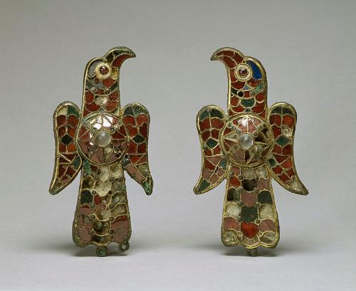 Pair of Eagle Fibula, Spain 6th century