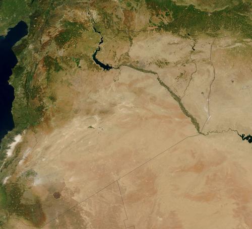 Syria Satellite Photo