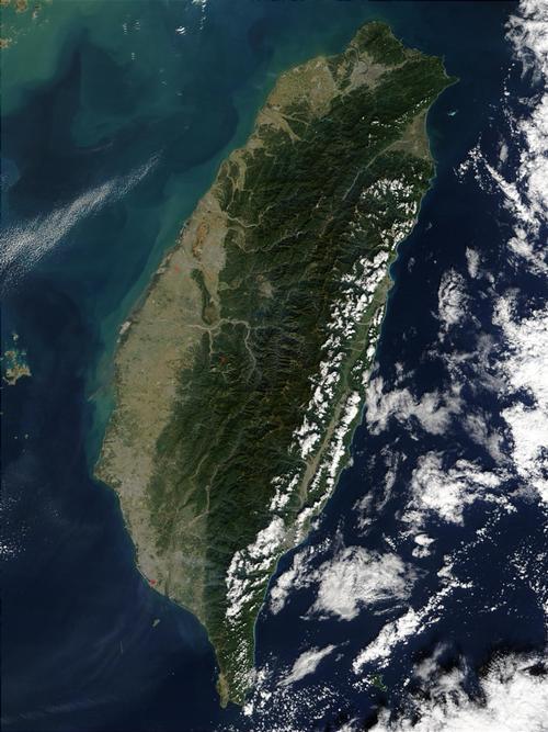 Taiwan Satellite Photo