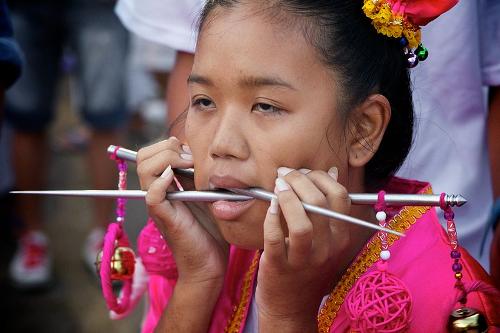 Vegetarian festival, Phuket Thailand