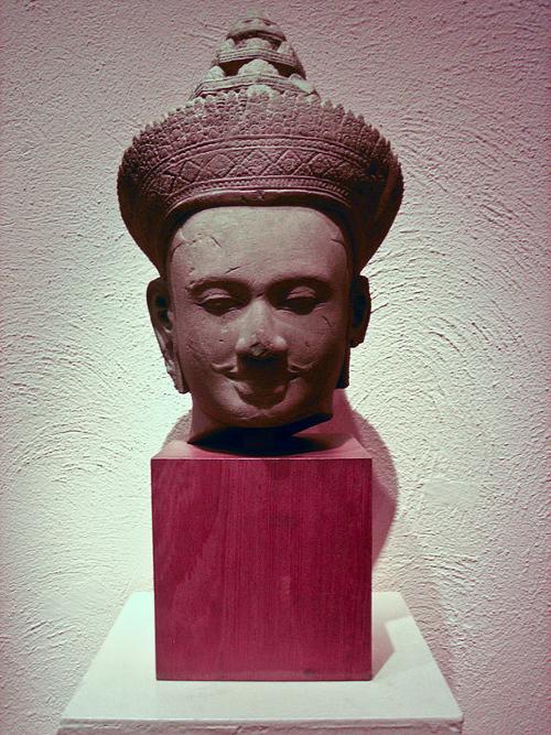 Sculpture of Vishnu Khmer period 10th century, Thailand