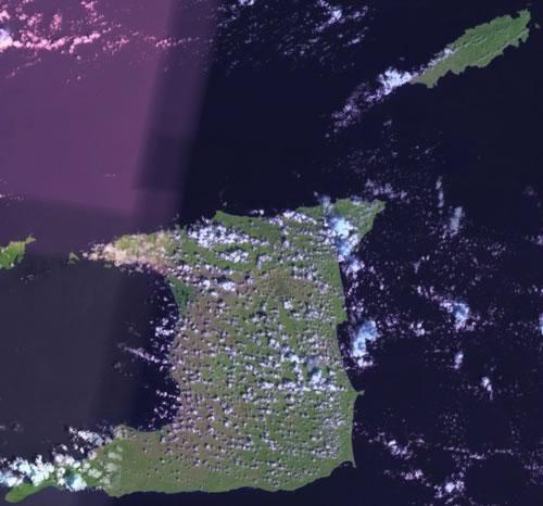 Trinidad and Tobago Satellite Photo
