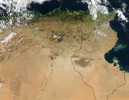 Tunisia: Satellite photo 