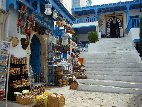 Tourist shop Sidi Bou Said, Tunisia