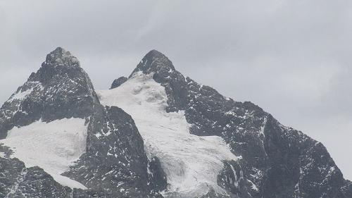 Mount-Stanley massif with Uganda's highest mountain, Margharita Peak