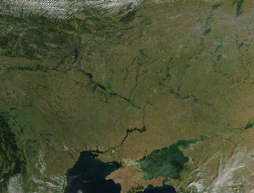 Ukraine Satellite Photo