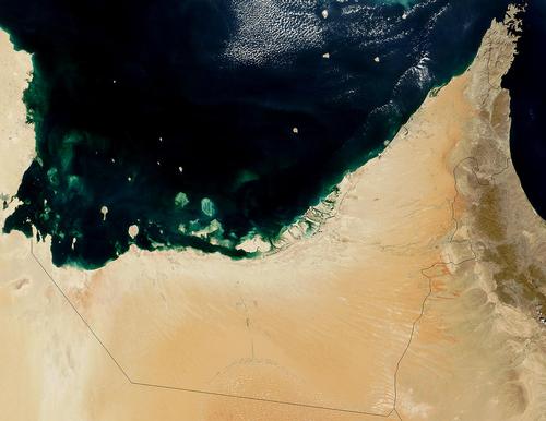 United Arab Emirates Satellite Photo