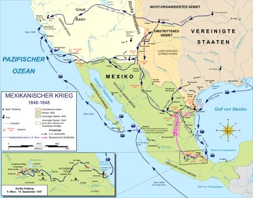 Mexican-American War (1846-1848), USA