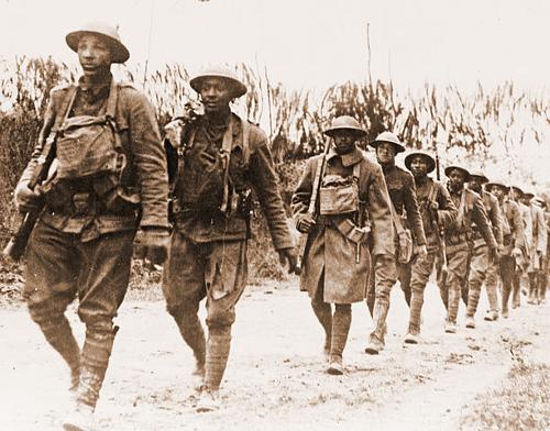African American infantry troops, USA