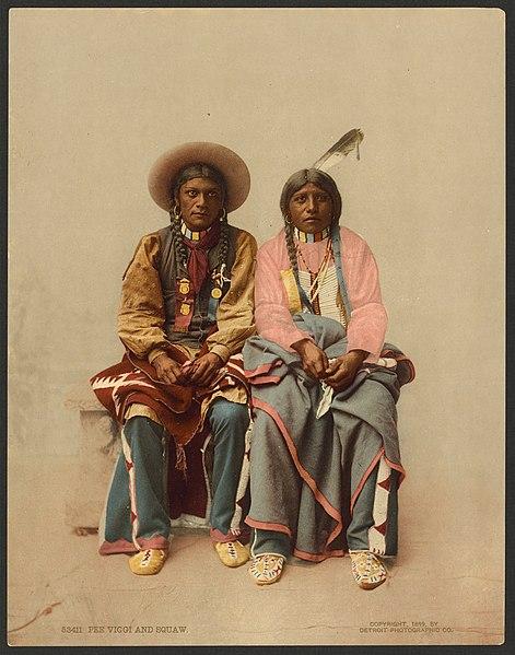 'Native Americans' end 19th century, USA