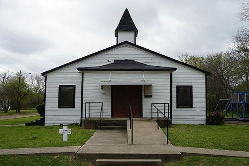 Griffith Chapel Christian Methodist Episcopal Church in Commerce, Texas (USA).