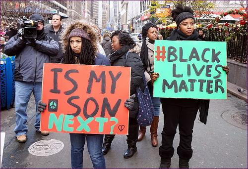 Demontsration Black Lives Matter in USA
