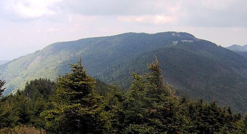 Mount Mitchell, highest point of the USA east of the Mississippi