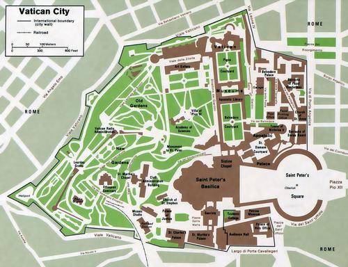 Vatican City Map