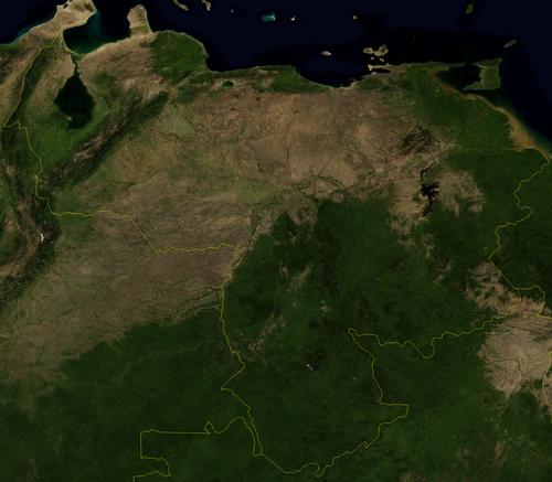 Venezuela Satellite photo