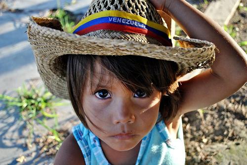 Venezuelan girl with sombrero
