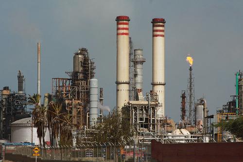 Oil refinery in Venezuela