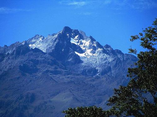 El Pico Bolivar, highest mountain in Venezuela