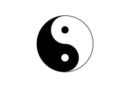 Tao Yin and Yang symbol