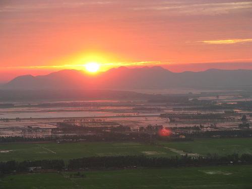 Sunset Mekong Delta, Vietnam