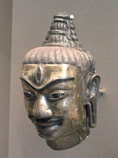 Head of Shiva of Champa civilization, Vietnam 800 AD.