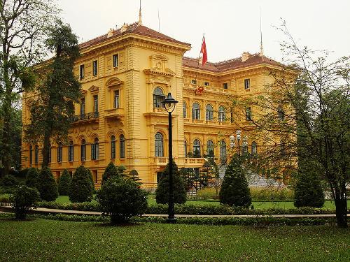 Former Palace of the Governor of Indochina in Hanoi, Vietnam