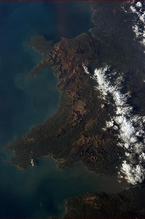 Wales Satellite photo