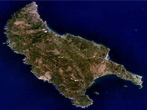 Zakynthos Satellite Photo