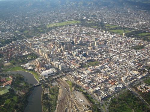 Adelaide aerial view