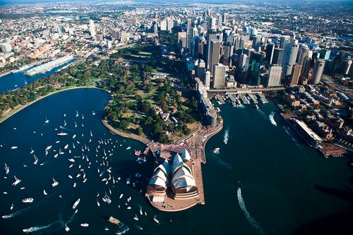 Sydney aerial view