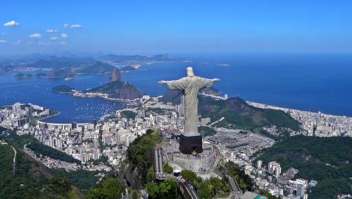Rio de Janeiro from the statue of Christ the Redeemer