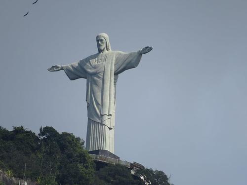 Statue Christ the Redeemer in Rio de Janeiro 