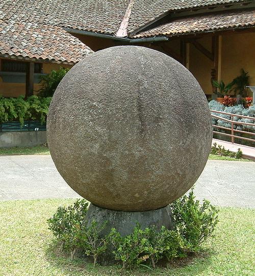 Stone ball from the pre-Columbian period