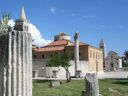 Zadar remains of Forum Romanum